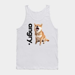 Angry Shiba Inu Light Tank Top